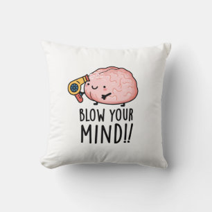 Cojín Decorativo Chiste divertido de cerebro que te volará la mente