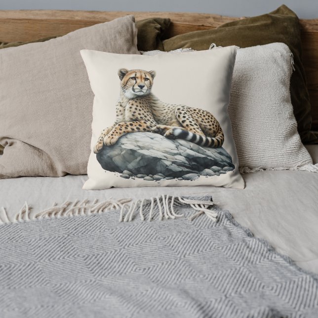 Cojín Decorativo Chita acuática artística (Subido por el creador)