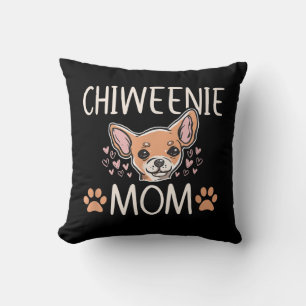 Cojín Decorativo chiweenie mamá chihuahua lindo dueño de perro aman