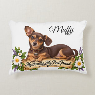 Cojín Decorativo Chiweenie Personalizado Mi Mejor Amigo