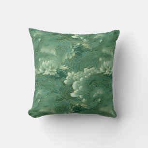 Cojín Decorativo Chiyogami Cielo de Jade