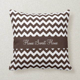 Cojín Decorativo Chocolate Brownie Brown Chevron