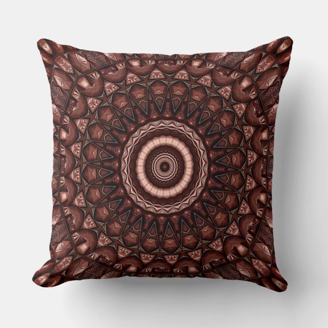 Cojín Decorativo Chocolate Candy Holiday Throw Pillow (Anverso)