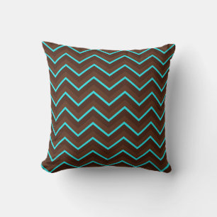 Cojín decorativo Chocolate Pastels Chevron 03-Squa