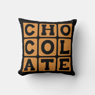 Cojín Decorativo Chocolate, postre dulce
