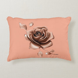 Cojín Decorativo Chocolate Rose Glaze AI art