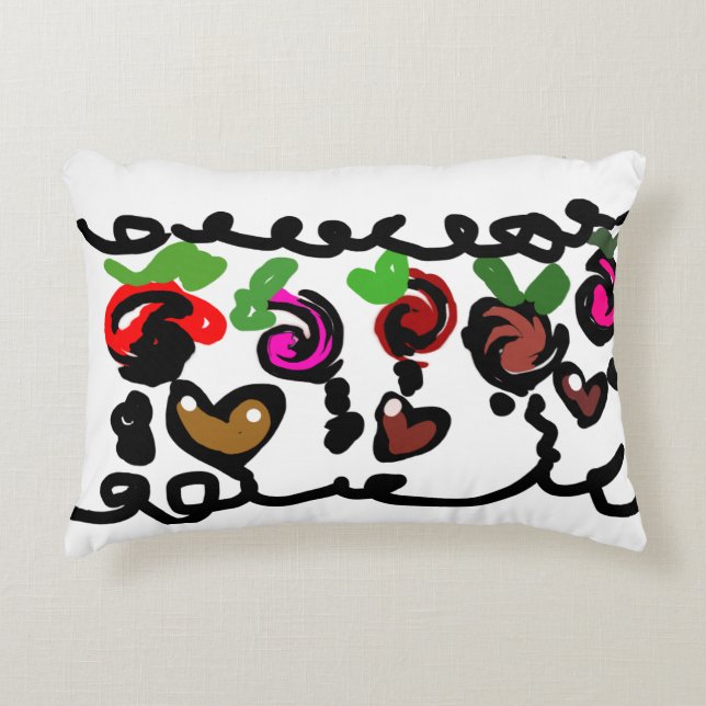 Cojín Decorativo Chocolate Strawberry's valentine  (Anverso)