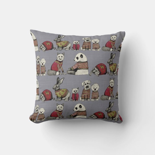 Cojín Decorativo chófilos vintage (Anverso)