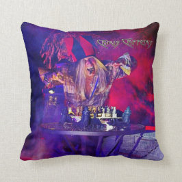 Cojín Decorativo Chris Caffery Jester con tablero de ajedrez