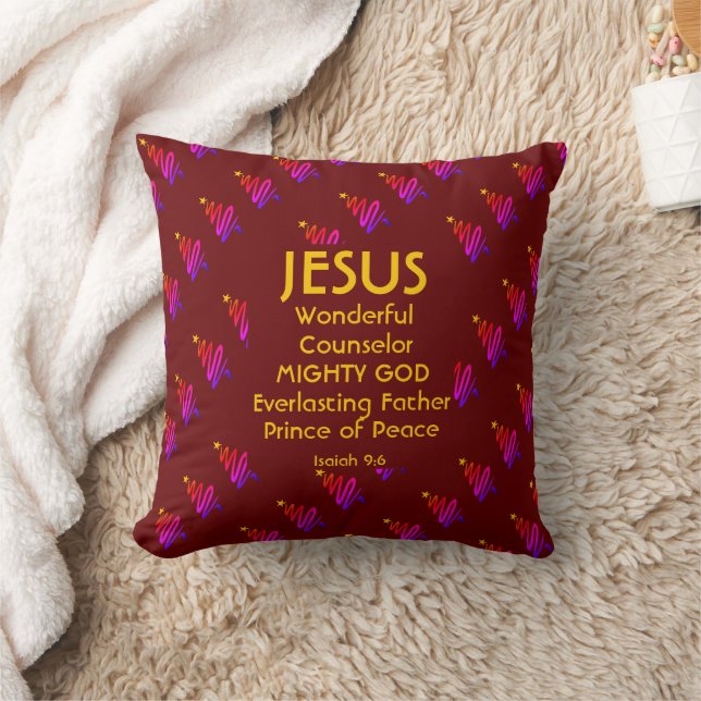 Cojín Decorativo Christian JESUS Isaiah Navidades (Manta)