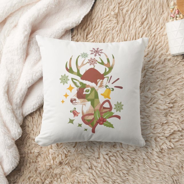 Cojín Decorativo Christmas Colorful Deer Design (Manta)