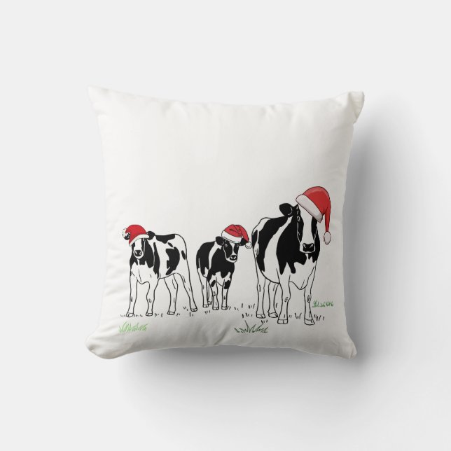 Cojín Decorativo Christmas Cows (Anverso)