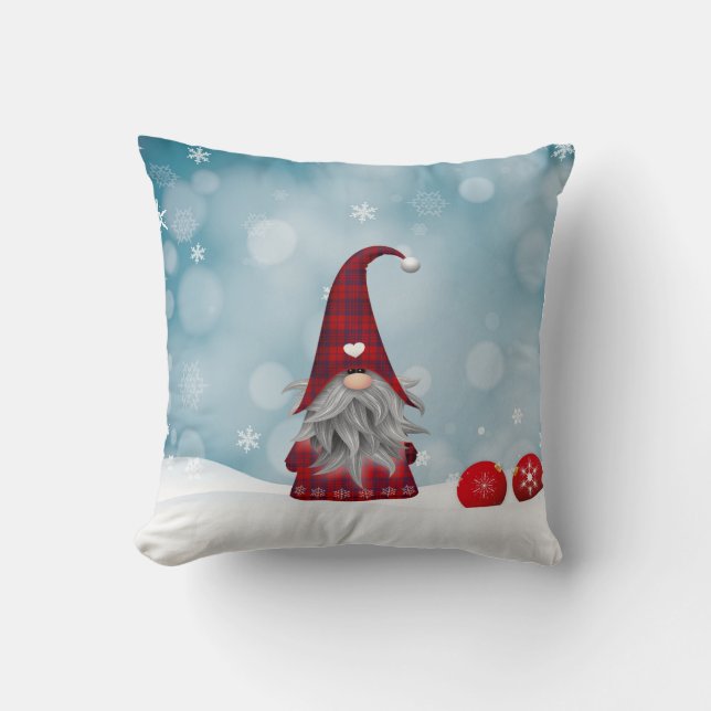 Cojín Decorativo Christmas Gnome And Balls (Anverso)