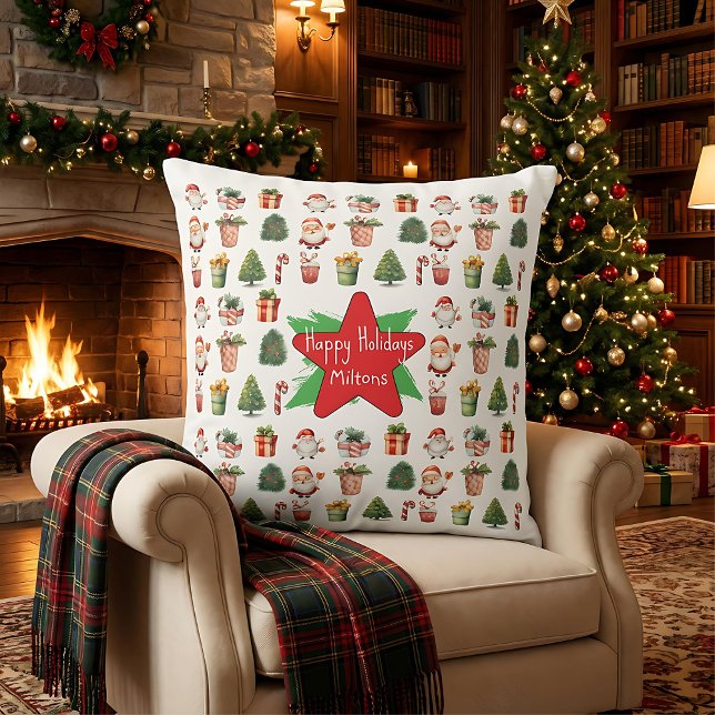 Cojín Decorativo Christmas holiday modern simple winter  (Subido por el creador)