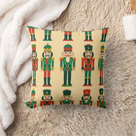 Cojín Decorativo Christmas Nutcrackers on Light