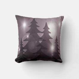 Cojín Decorativo Christmas Party Pink Trees Holiday Winter Elegant