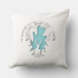 Cojín Decorativo Christmas Pillow – Frosty Holiday Decor