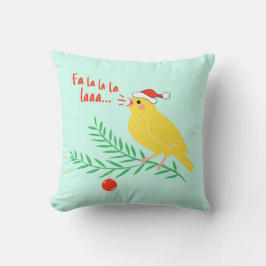 Cojín Decorativo Christmas Singing Canary