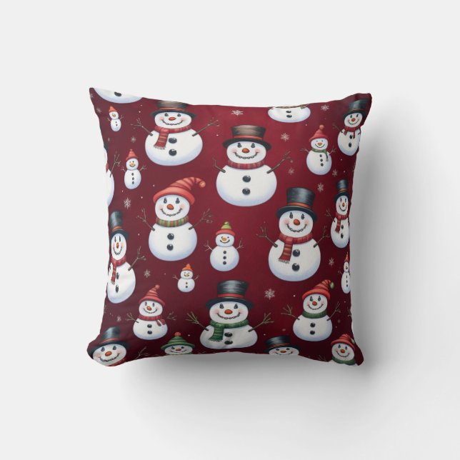 Cojín Decorativo Christmas snowman pillows (Anverso)