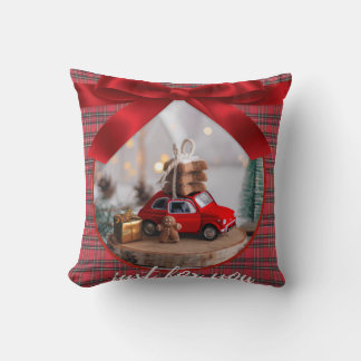 Cojín Decorativo Christmas Throw Cushion - Cozy Holiday Pillow for