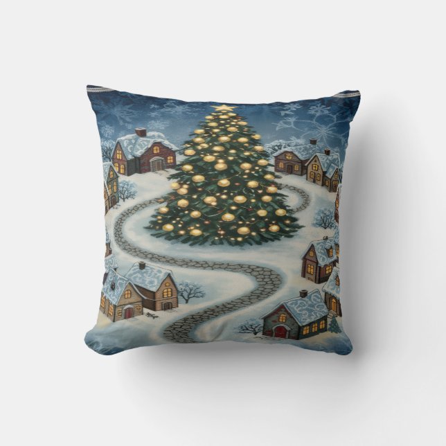 Cojín Decorativo Christmas Throw Pillow (Anverso)