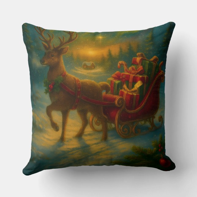 Cojín Decorativo Christmas Throw Pillow (Reverso )
