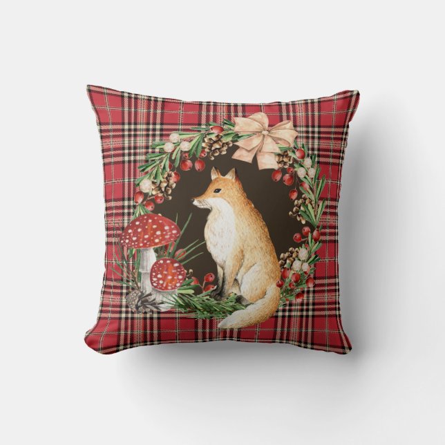 Cojín Decorativo Christmas Throw Pillow 16" x 16" (Anverso)