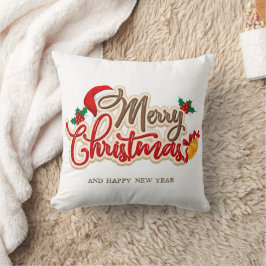 Cojín Decorativo Christmas Throw Pillow – Festive Holiday Decor