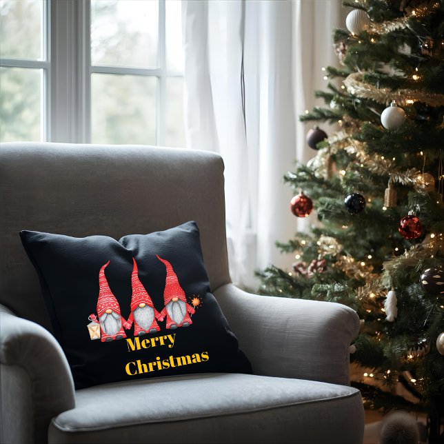 Cojín Decorativo Christmas Throw Pillow with Gnome (Subido por el creador)