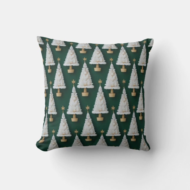 Cojín Decorativo Christmas tree pillow design (Anverso)