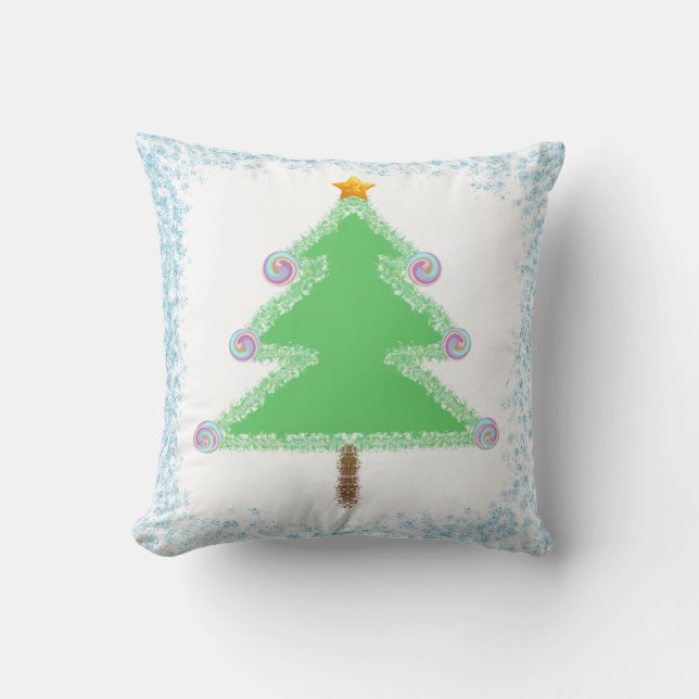 Cojín Decorativo Christmas Tree Throw Cushion (Anverso)