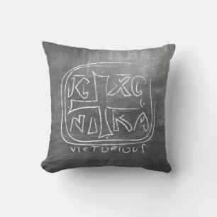 Cojín Decorativo Christogram ICHC NIKA