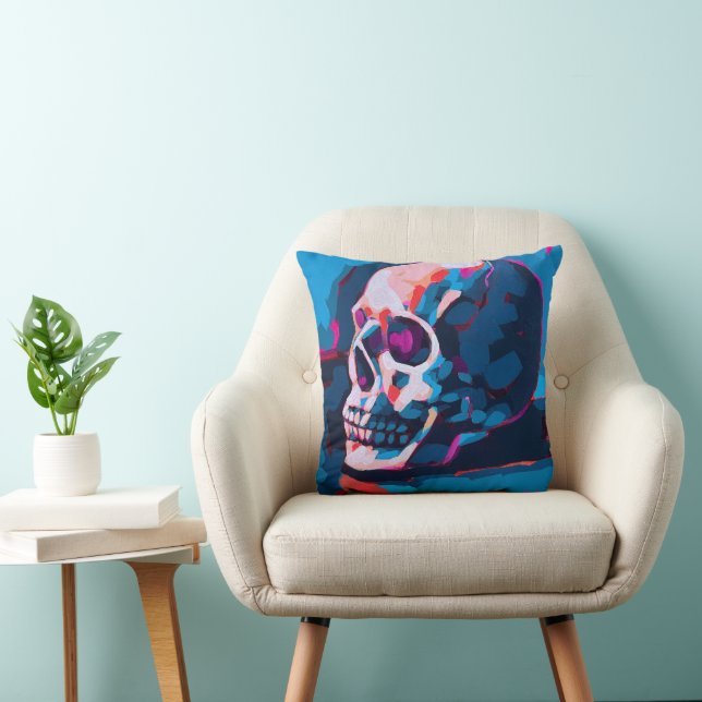 Cojín Decorativo Chromatic Skull Painting (Silla)