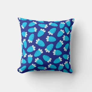 Cojín Decorativo Chubby Carrots Blue