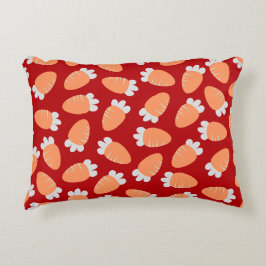 Cojín Decorativo Chubby Carrots Red