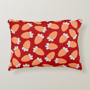Cojín Decorativo Chubby Carrots Red