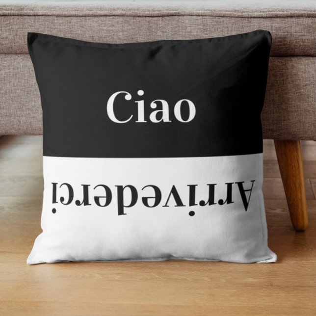 Cojín Decorativo Ciao - saludos en italiano (Subido por el creador)