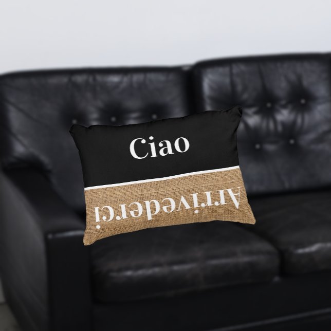 Cojín Decorativo Ciao - saludos en italiano (Subido por el creador)