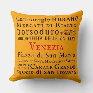 Cojín Decorativo ¡Ciao Venezia!