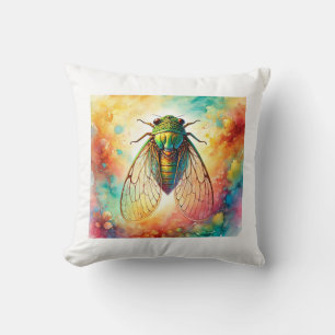 Cojín Decorativo Cicada in watercolor 160724AREF227 - Watercolor