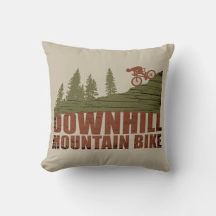 Cojín Decorativo Ciclismo de montaña cuesta abajo
