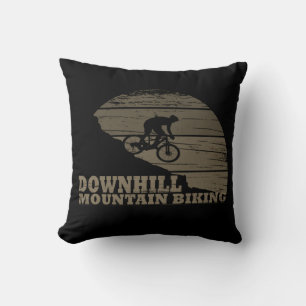 Cojín Decorativo Ciclismo de montaña cuesta abajo