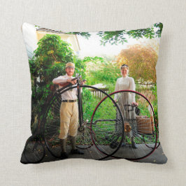 Cojín Decorativo Ciclistas del Victorian