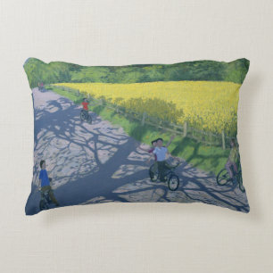 Cojín Decorativo Ciclistas y yellow Field Kedleston Derby
