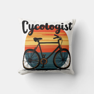 Cojín Decorativo Cicólogo: Tee de ciclista energético - para ciclis
