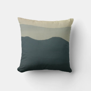 Cojín Decorativo Cielo amarillo pálido y montañas