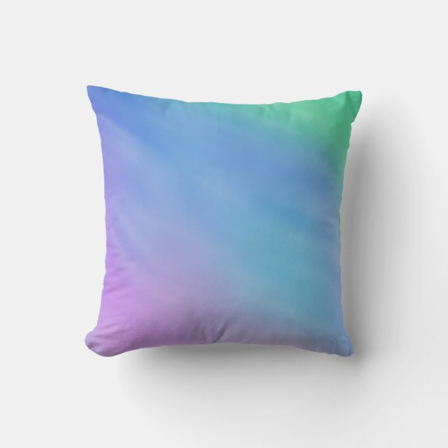 Cojín Decorativo Cielo arcoiris suave de Girona (Anverso)