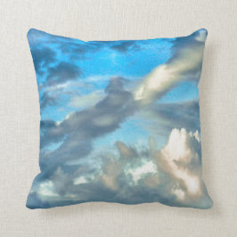 COJÍN DECORATIVO CIELO AZUL CON NUBES DRAMÁTICAS: FOTOGRAFÍA NATURA
