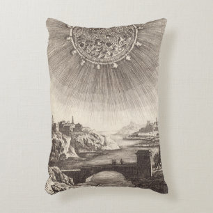 Cojín Decorativo Cielo de Astronomía Antiguo con Sol de Allain Mall