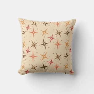 Cojín Decorativo Cielo de las estrellas modernas de mediados del si